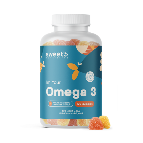 Omega-3, 120 gumenih bombona
