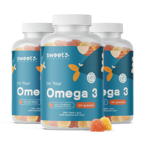 3x Omega-3, ukupno 360 gumenih bombona