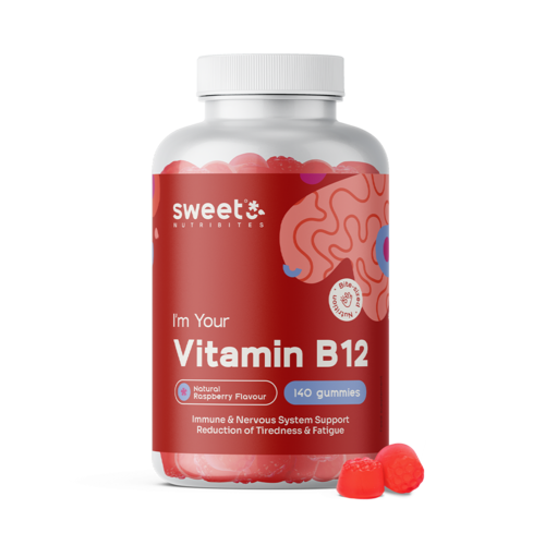Vitamin B12 500 µg, 140 gumenih bombona