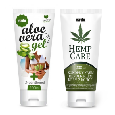 Set Aloe Vera gel + Krema od konoplje
