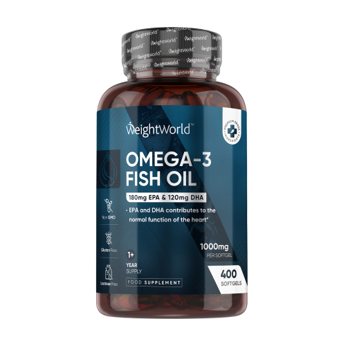 Omega-3 1000 mg, 400 mekih kapsula