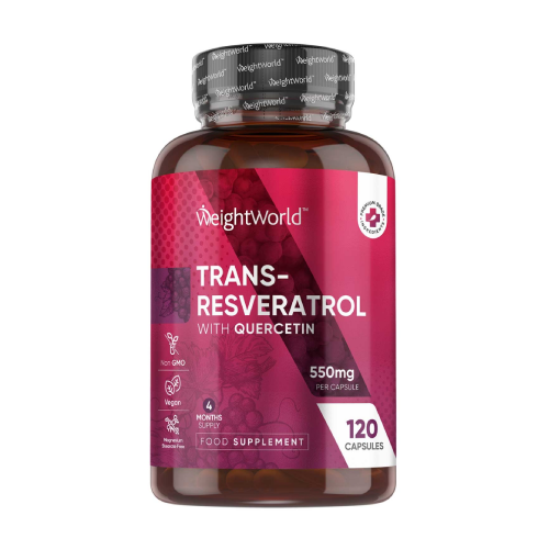 Trans-resveratrol s kvercetinom, 120 kapsula