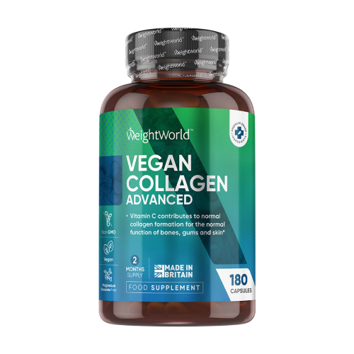 Veganski kolagen u kapsulama.