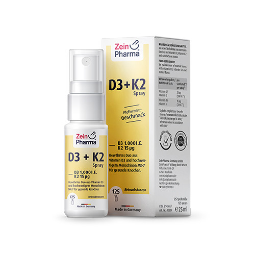 Veganski vitamin D3 + K2 - u spreju