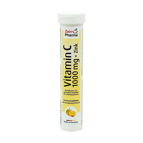 Vitamin C + cink u šumećim tabletama.